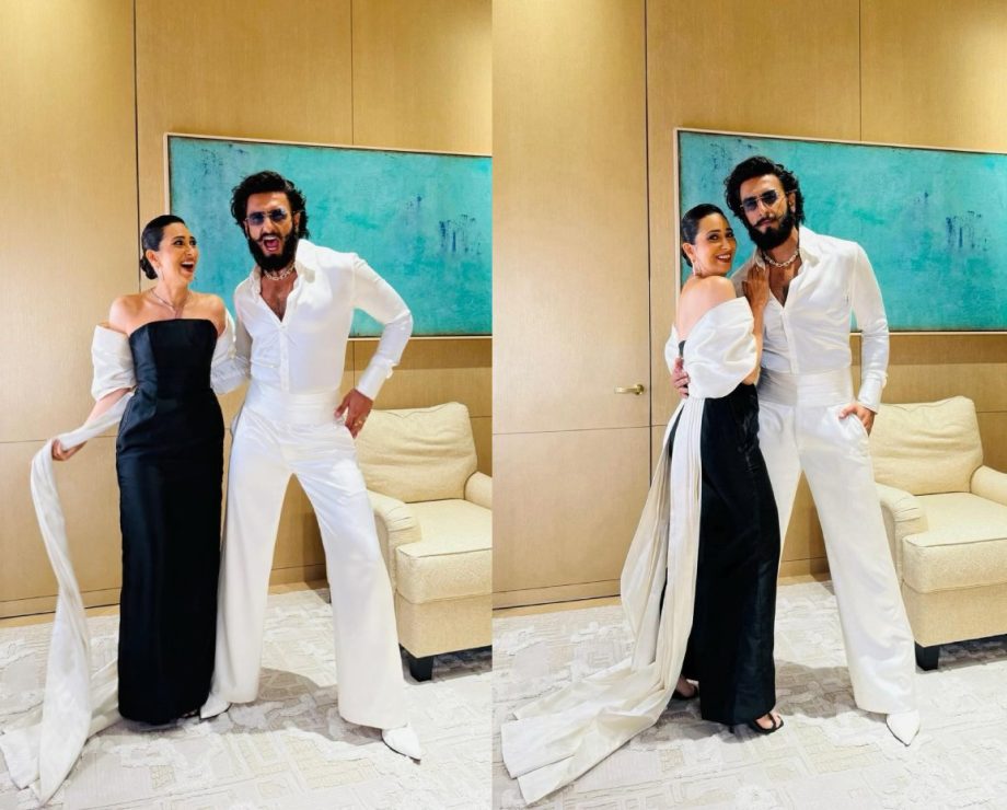 Ranveer Singh’s Wacky Poses Leaves Karisma Kapoor Bursting into Laughter, See Funny Photos! 894315